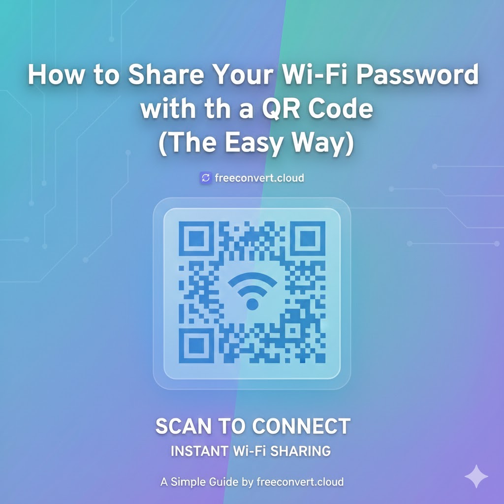 How to Share Your Wi-Fi Password with a QR Code (The Easy Way)