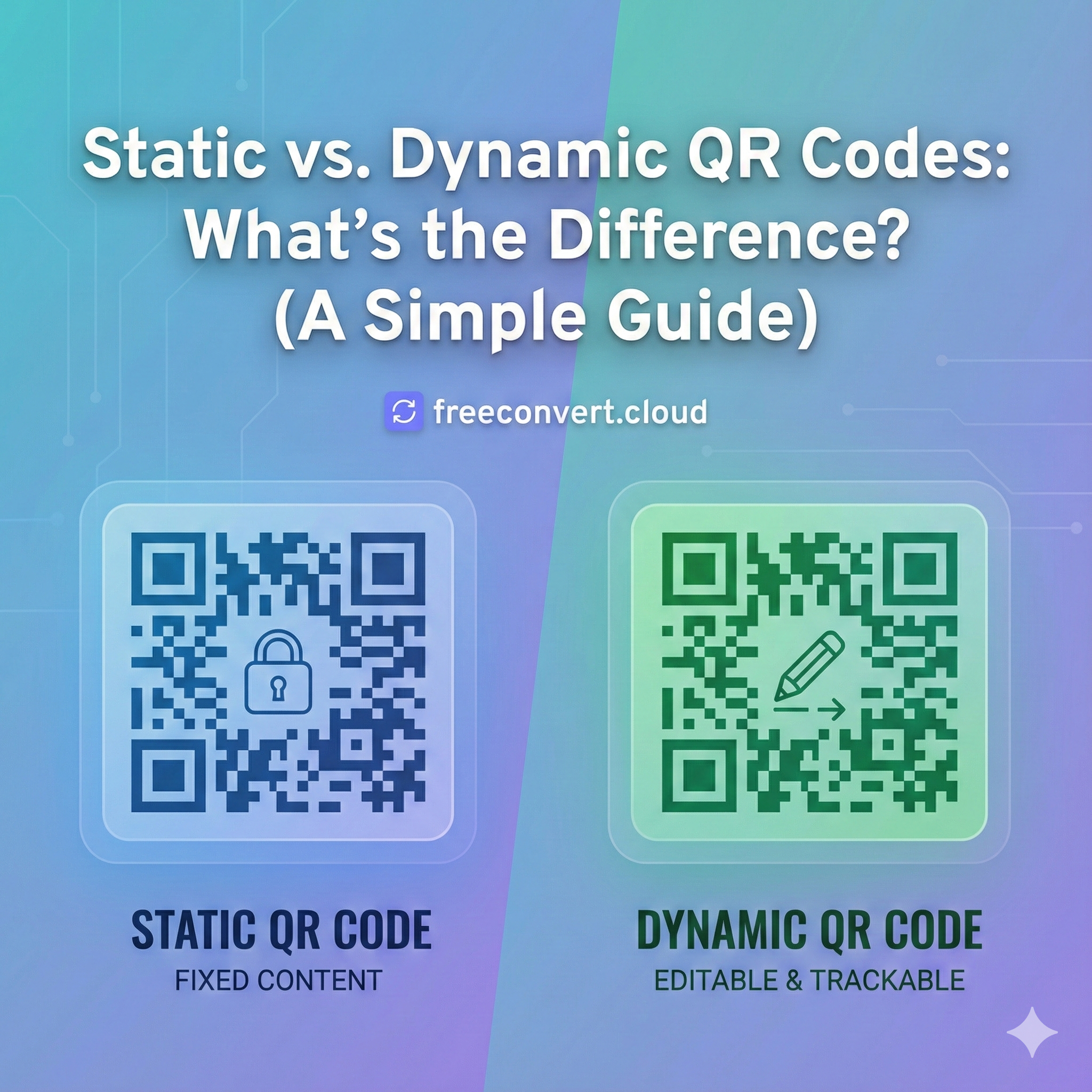 static vs dynamic QR code
